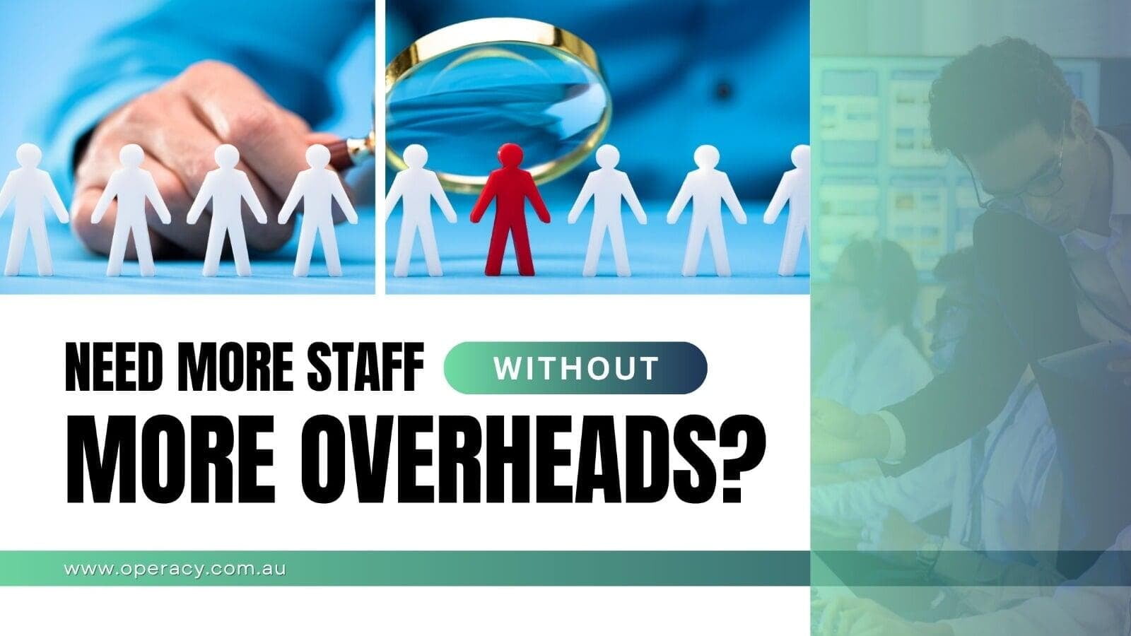 need more staff